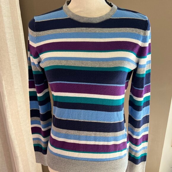 Women's Izod striped sweater, Size Medium - Picture 1 of 5
